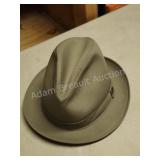 Vintage London Fog fedora hat, size 6 7/8