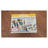 Omron manual inflation broad pressure monitor