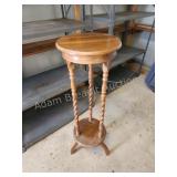 Wooden decorative plant stand
