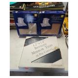 Beveled mirror tiles - (6) 8 x 8, (5) 12 x 12