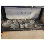 Miscellaneous vintage clear glass decorative