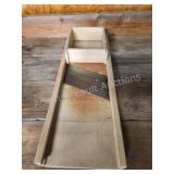 Vintage antique mandolin cabbage slicer shredder