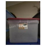 Sterilite 58 quart Clearview storage tote,