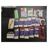 Assortment new sewing supplies- bias tape, tape