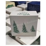 Department 56 Village Wintergreen Pines set of