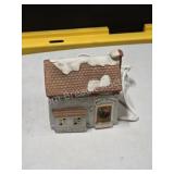 Vintage Christmas Village porcelain lighted post