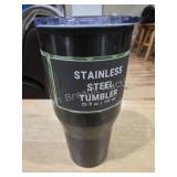NEW 25 Ounce Black Stainless Steel Tumbler?This