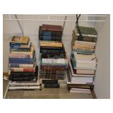 Large variety of books, various subjects, artists