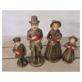 Vintage Set of 4 Christmas Caroler Figurines