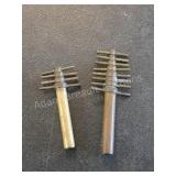 Two Vintage Brass Multi-Size Radiator Bleed