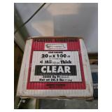New in the box Sunbelt Plastics plastic sheeting,