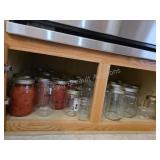 Kitchen cabinet clean out, canning jars, must