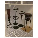 1990's wrought iron Vine and spiral motif decor