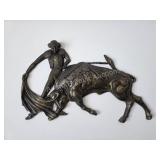 MCM Dynamic Matador and Bull High-Relief Wall Art