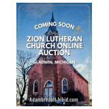 ZION LUTHERAN CHURCH ONLINE AUCTION - Coming Soon!