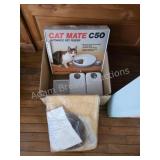 Cat Mate C50 Automatic Pet Feeder + Cat Shelf.