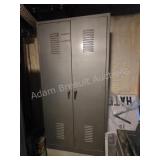 Large Gray Metal Storage Cabinet.Heavy duty 72