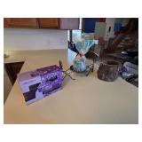 BLACK WROUGHT IRON CANDLE HOLDERS LOT OF 4