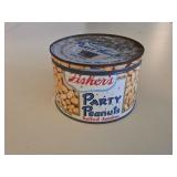 VINTAGE FISHERS PARTY PEANUTS SALTED JUMBOS