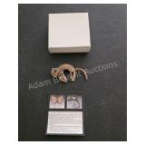 Cynthia Chuang Porcelain Cat Brooch. Whimsical