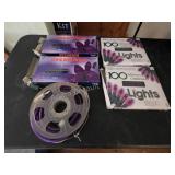 Lot of Purple Christmas Lights. Large assortment