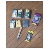 Lot of Sanding Supplies & Plane. Assorted new and