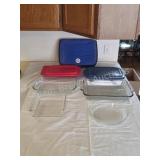 Pyrex Fire King and Anchor Hocking Bakeware Set