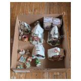 CHRISTMAS VILLAGE HOUSE ORNAMENTS AND DECOR