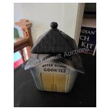 Vintage Schoolhouse After School Cookies Jar.