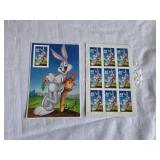 VINTAGE 1997 BUGS BUNNY LOONEY TUNES USPS STAMP