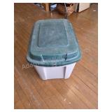 Homz 18 Gallon Storage Tote w/ Painting Supplies.