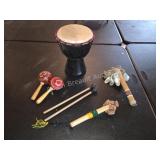 Djembe Drum and Hand Percussion Instrument