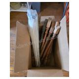 Lot of Antique Turned Wood Stair SpindlesThis