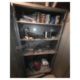 Large Gray Metal Storage Cabinet Lot.Heavy duty
