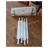 4 ROLLS 20 INCH X 1000 FT CLEAR STRETCH FILM WITH