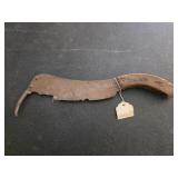 Vintage Beet Knife. Old forged steel beet knife