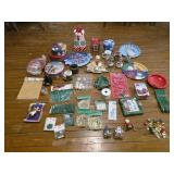 Large Lot of Christmas Decorations & Party
