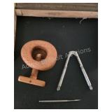 Lot of 3 Vintage Nutcracking Tools. Includes