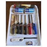 KITCHEN FIRE STARTER LOT WITH TORCH LIGHTERS AND