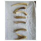 DEER ANTLER DOG CHEW LOT OF 7