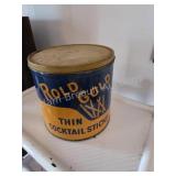 Vintage Sunshine Brand 10lb Fruit Tin