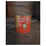 MAN O WAR ULTRA SPAR MARINE VARNISH VINTAGE TIN