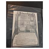 Lot of 6 Vintage Advertising Prints. Collection