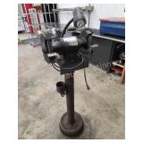 6-in dual bench grinder with custom built stand