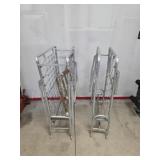 Pair Rolling Folding Cot Frames