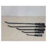 Lot of 5 Pittsburgh Pry Bars Wrecking Bars