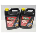 Two new unopened O'Reilly Universal antifreeze