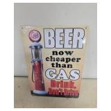 Beer now cheaper than gas drink, don't drive tin