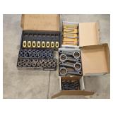 Box lot of automobile engine component parts