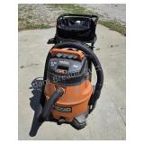 Rigid 16 gallon 6.5 Peak HP rolling shop vac a